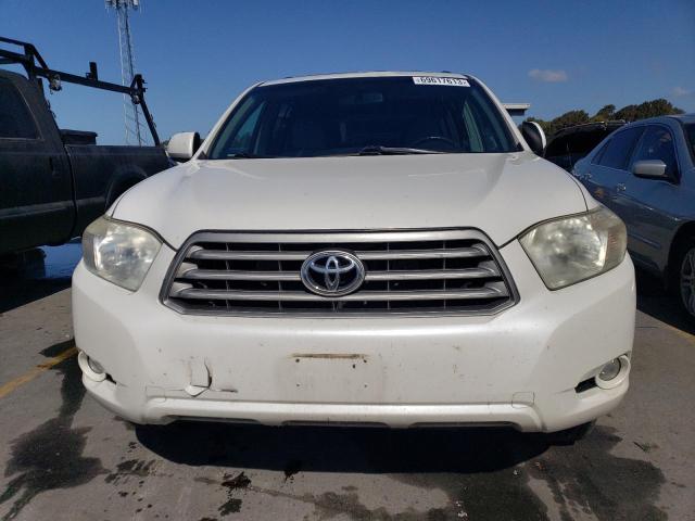 5TDJK3EH6AS023909 - 2010 TOYOTA HIGHLANDER SE WHITE photo 5