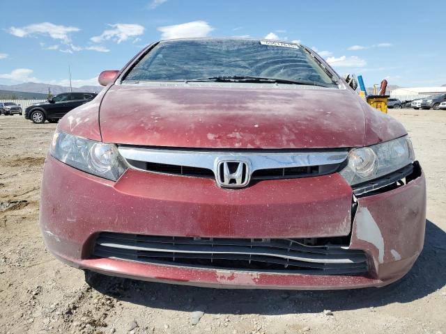 1HGFA16578L046985 - 2008 HONDA CIVIC LX RED photo 5