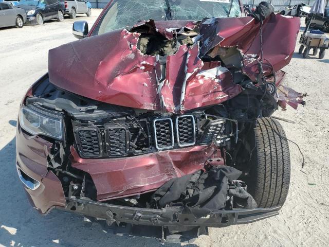 1C4RJEBGXLC161017 - 2020 JEEP GRAND CHER LIMITED RED photo 12