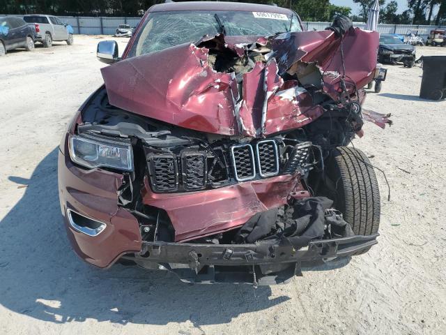 1C4RJEBGXLC161017 - 2020 JEEP GRAND CHER LIMITED RED photo 5