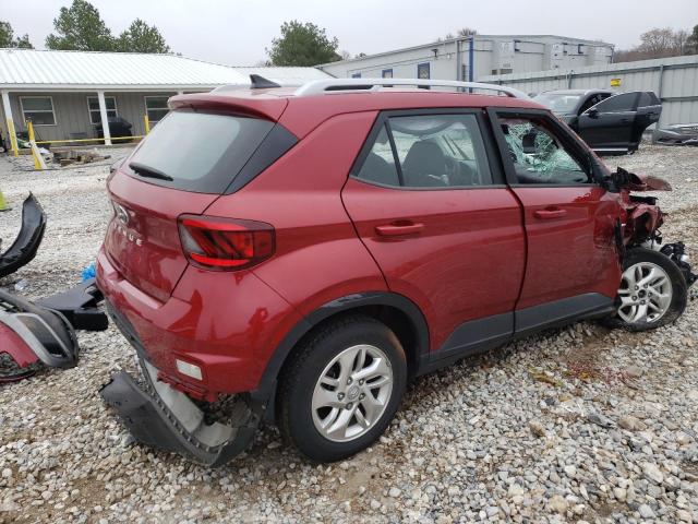 KMHRC8A30LU016844 - 2020 HYUNDAI VENUE SEL RED photo 3