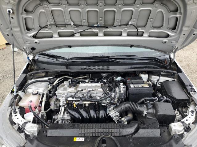 5YFEPMAE4MP266281 - 2021 TOYOTA COROLLA LE 银色 照片 11