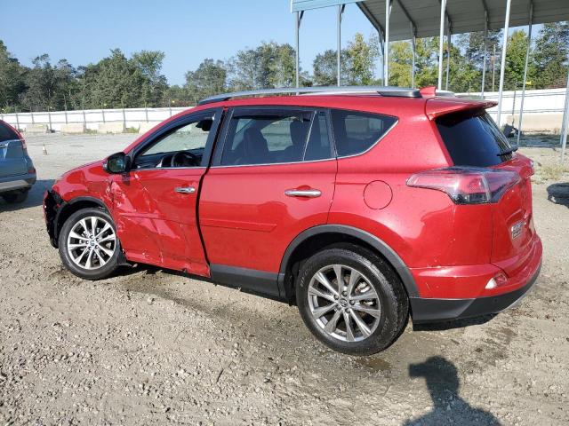 2T3YFREV1HW380306 - 2017 TOYOTA RAV4 LIMITED RED photo 2