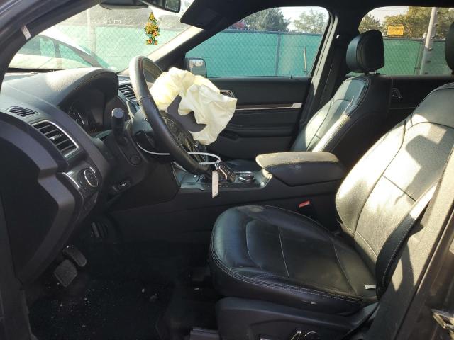 1FM5K8FH1HGC05420 - 2017 FORD EXPLORER LIMITED GRAY photo 7