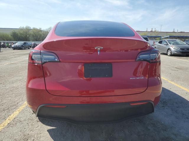 7SAYGAEE8PF778313 - 2023 TESLA MODEL Y Czerwony zdjęcie 6