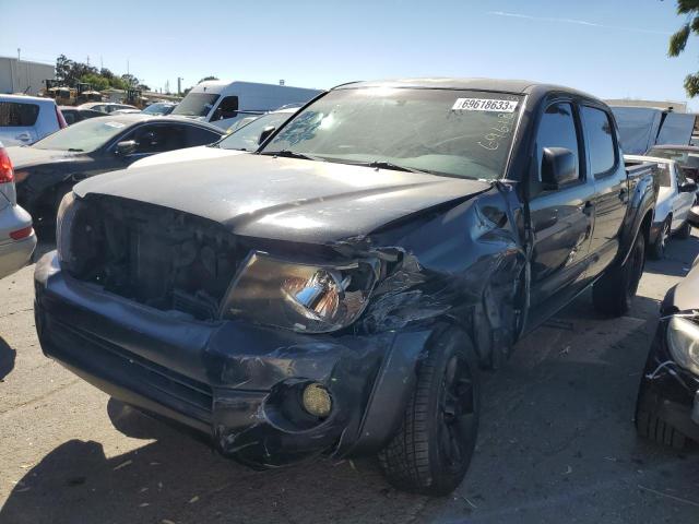 5TEJU62N57Z383707 - 2007 TOYOTA TACOMA DOUBLE CAB PRERUNNER GRAY photo 1