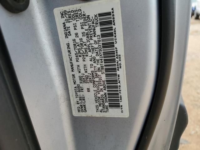 5TBBT441XYS037813 - 2000 TOYOTA TUNDRA ACCESS CAB ვერცხლისფერი ფოტო 12