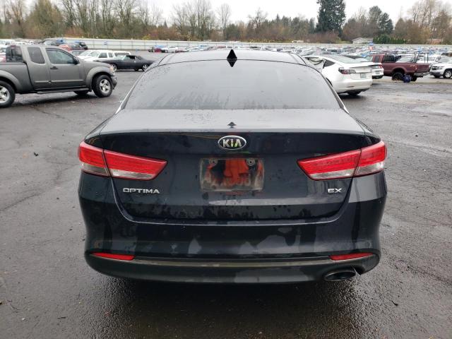 5XXGU4L30GG040894 - 2016 KIA OPTIMA EX BLACK photo 6