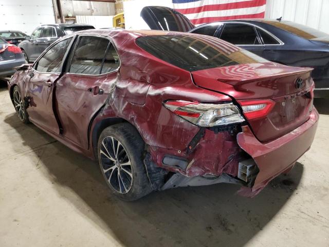 4T1B11HK1JU609508 - 2018 TOYOTA CAMRY L BURGUNDY photo 2