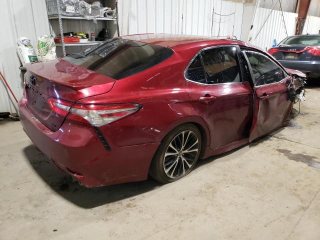 4T1B11HK1JU609508 - 2018 TOYOTA CAMRY L BURGUNDY photo 3