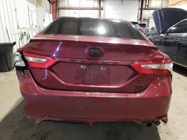 4T1B11HK1JU609508 - 2018 TOYOTA CAMRY L BURGUNDY photo 6