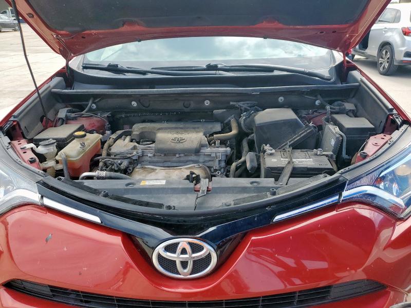 2T3RFREV8GW442349 - 2016 TOYOTA RAV4 XLE RED photo 12