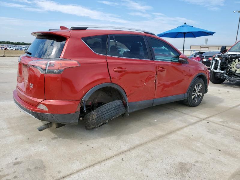 2T3RFREV8GW442349 - 2016 TOYOTA RAV4 XLE RED photo 3
