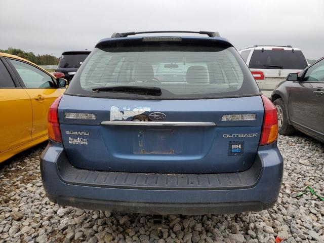 4S4BP61C877333415 - 2007 SUBARU LEGACY OUTBACK 2.5I BLUE photo 6