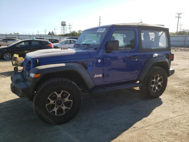 1C4HJXAN6KW663382 - 2019 JEEP WRANGLER SPORT BLUE photo 1