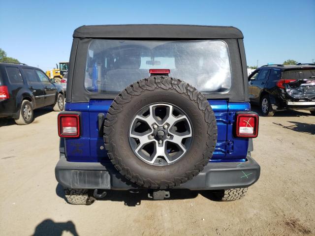 1C4HJXAN6KW663382 - 2019 JEEP WRANGLER SPORT BLUE photo 6