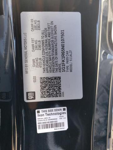 1G1FK1R65N0107501 - 2022 CHEVROLET CAMARO ZL1 Qara foto 12