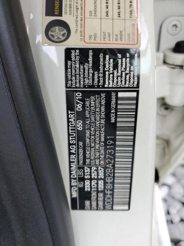 WDDHF8HB2BA273191 - 2011 MERCEDES-BENZ E 350 4MATIC WHITE photo 12