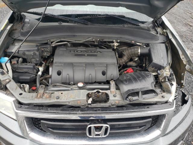 5FPYK1F21BB010172 - 2011 HONDA RIDGELINE RT GRAY photo 11