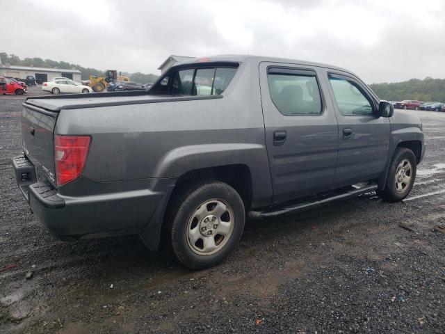 5FPYK1F21BB010172 - 2011 HONDA RIDGELINE RT GRAY photo 3