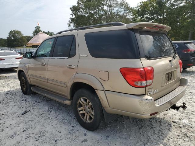 5TDZT38A35S248518 - 2005 TOYOTA SEQUOIA LIMITED TAN photo 2