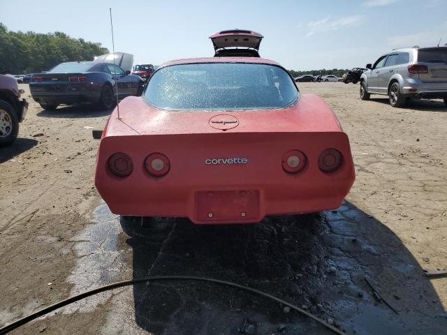 1G1AY8762B5100296 - 1981 CHEVROLET CORVETTE RED photo 6