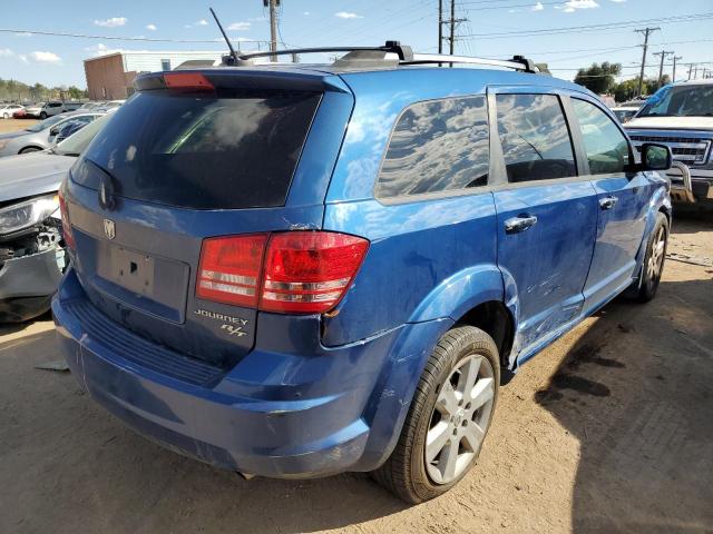 3D4GH67V09T599643 - 2009 DODGE JOURNEY R/T BLUE photo 3