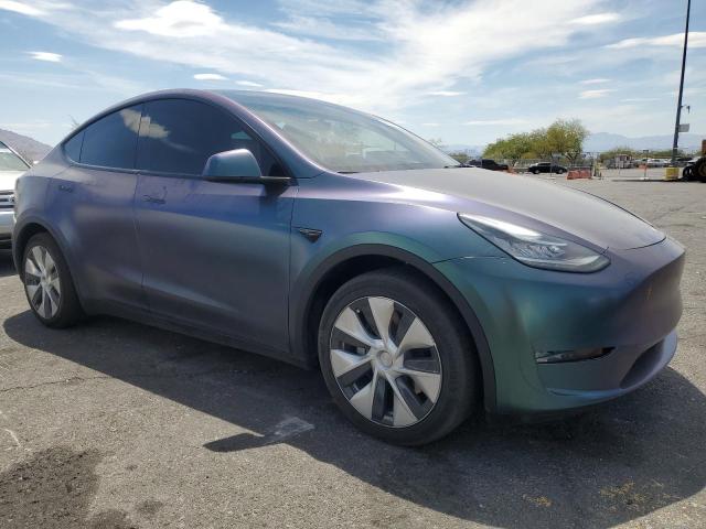 5YJYGAEE2MF244779 - 2021 TESLA MODEL Y GREEN photo 4