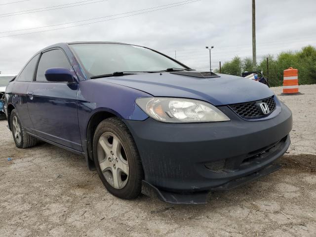 1HGEM229X5L022550 - 2005 HONDA CIVIC EX BLUE photo 4
