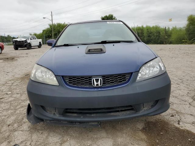 1HGEM229X5L022550 - 2005 HONDA CIVIC EX BLUE photo 5