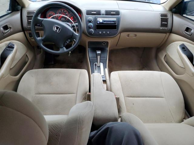 1HGEM229X5L022550 - 2005 HONDA CIVIC EX BLUE photo 8