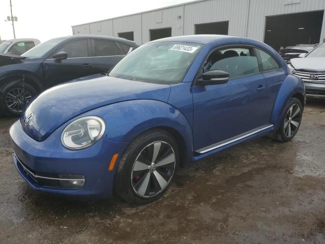 3VW4A7AT5CM633950 - 2012 VOLKSWAGEN BEETLE TURBO BLUE photo 1