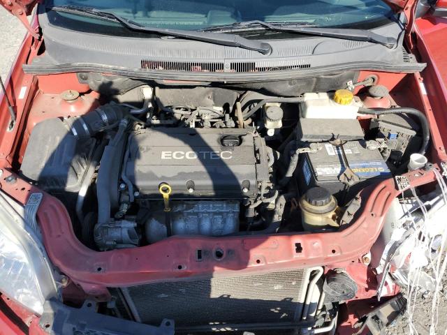 KL1TD56EX9B603452 - 2009 CHEVROLET AVEO LS RED photo 11