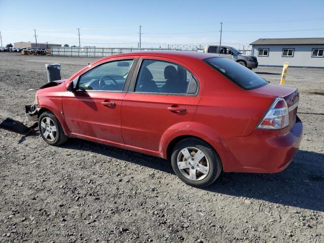 KL1TD56EX9B603452 - 2009 CHEVROLET AVEO LS RED photo 2