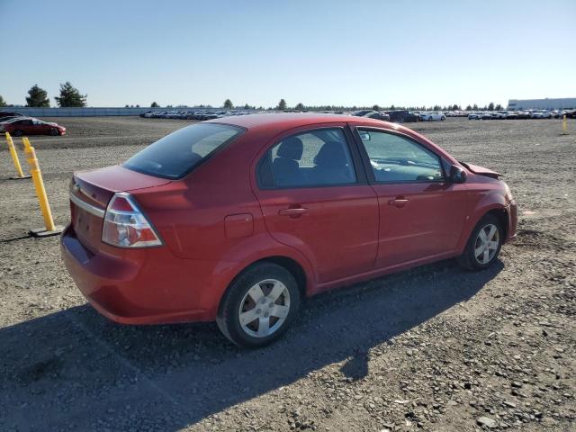KL1TD56EX9B603452 - 2009 CHEVROLET AVEO LS RED photo 3