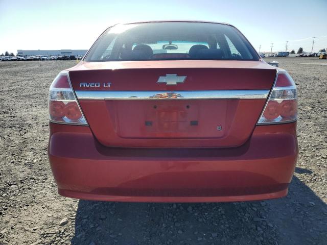 KL1TD56EX9B603452 - 2009 CHEVROLET AVEO LS RED photo 6
