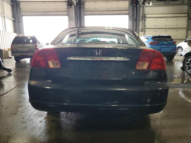 1HGES16571L069388 - 2001 HONDA CIVIC LX BLACK photo 6