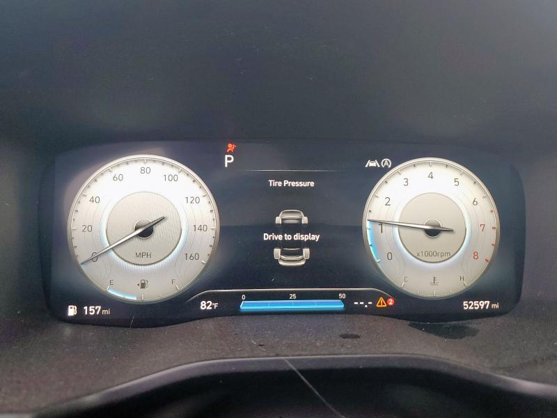 5NMS34AJ6MH308679 - 2021 HYUNDAI SANTA FE SEL WHITE photo 9