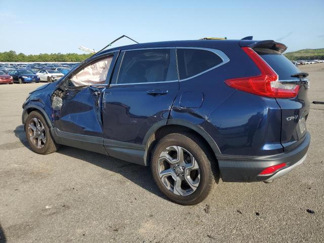 2HKRW2H53JH681941 - 2018 HONDA CR-V EX BLUE photo 2