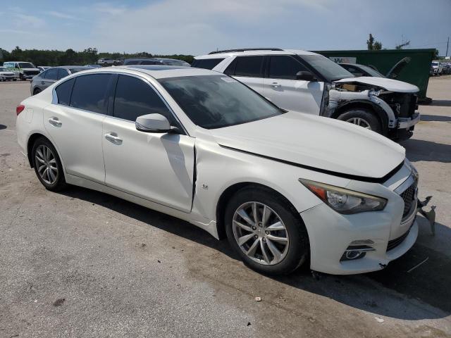 JN1BV7AP1FM340504 - 2015 INFINITI Q50 BASE თეთრი ფოტო 4