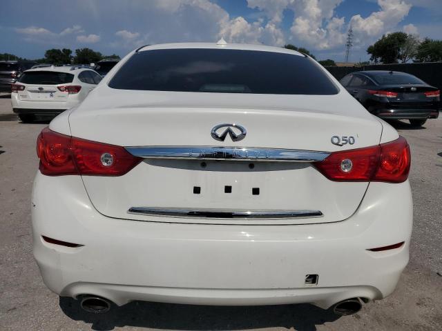 JN1BV7AP1FM340504 - 2015 INFINITI Q50 BASE თეთრი ფოტო 6