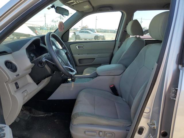 5FNYF4H47EB057658 - 2014 HONDA PILOT EX SILVER photo 7