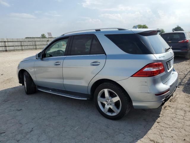 4JGDA5HB7FA461342 - 2015 MERCEDES-BENZ ML 350 4MATIC SILVER photo 2