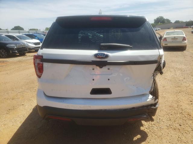 1FM5K8AR5HGE01988 - 2017 FORD EXPLORER POLICE INTERCEPTOR Білий фото 6