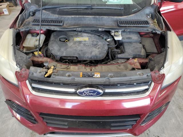 1FMCU0HX4DUB95551 - 2013 FORD ESCAPE SEL 红色 照片 12