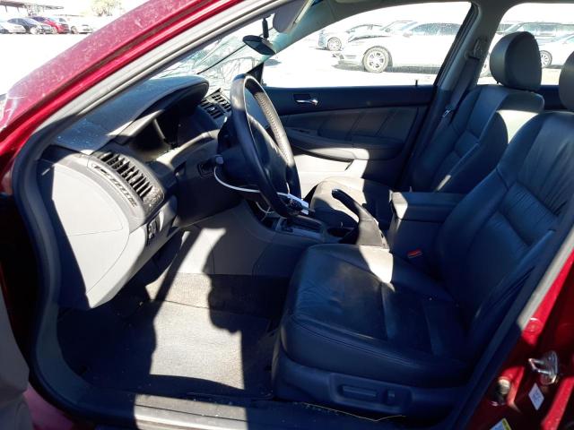 1HGCM66555A008377 - 2005 HONDA ACCORD EX RED photo 7