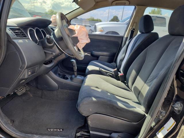 3N1CC1AP8AL394392 - 2010 NISSAN VERSA S BLACK photo 7