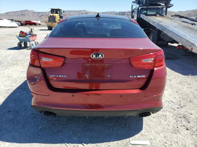 5XXGR4A69FG493327 - 2015 KIA OPTIMA SX RED photo 6