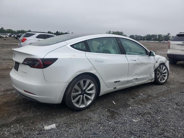 5YJ3E1EB8LF796081 - 2020 TESLA MODEL 3 白色 照片 3