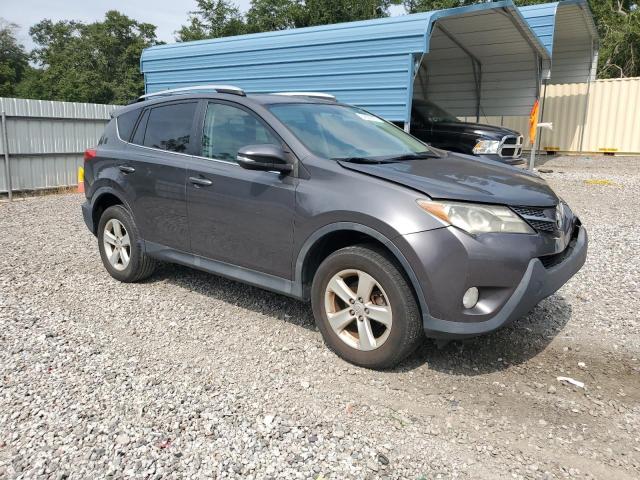 2T3WFREV2EW090403 - 2014 TOYOTA RAV4 XLE GRAY photo 4